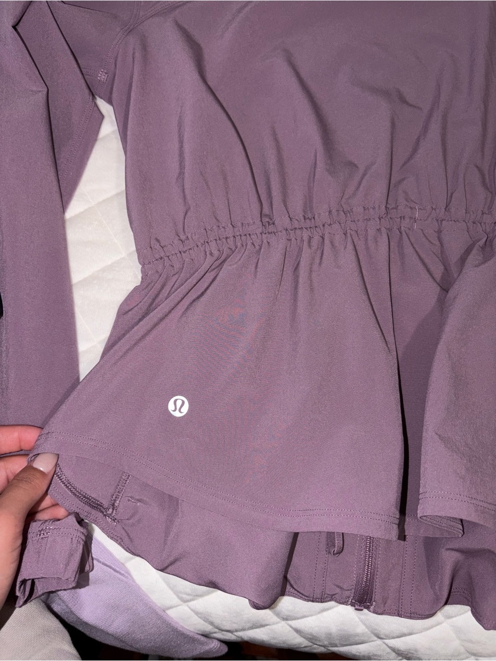 lululemon athletica mauve purple long-sleeve jacket